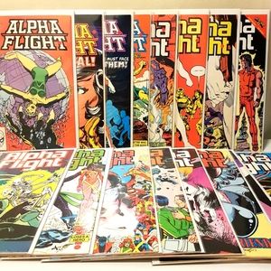 Alpha Flight (16 Comic Lot)